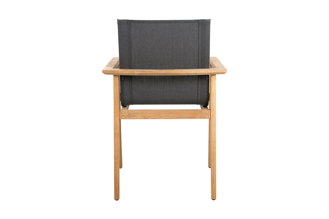 Maya Sling Dining Chair, Anthracite, Coated